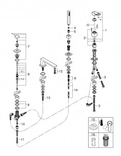 GROHE EUROCUBE BATERIA... 2