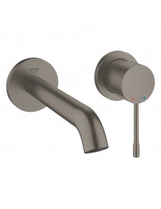 bateria umywalkowa grohe essence 2-otworowa brushed hard graphite