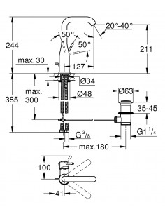 GROHE ESSENCE BATERIA... 2